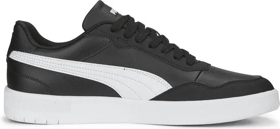 PUMA - Maat 44 - Court Ultra Lite Unisex Sneakers - Black/White/Silver
