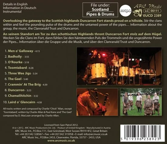 CD - Saor Patrol - Duncarron - Scottish Pipes And Drum