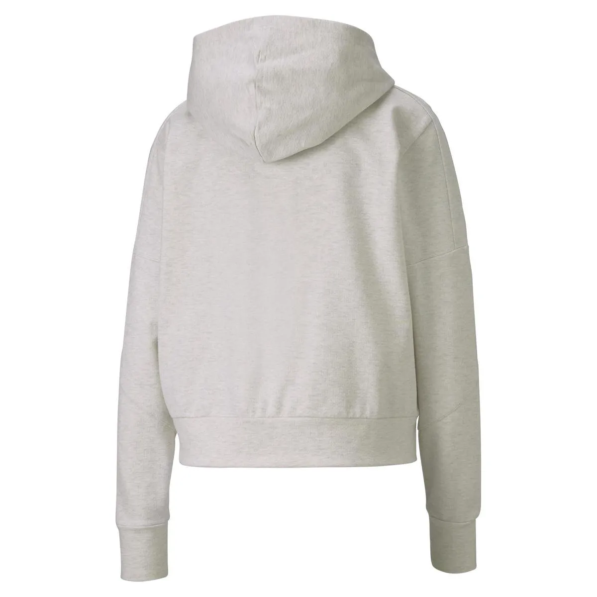 PUMA Nu Tility Hoody Dames Sporttrui - Puma White Heather - Maat XS