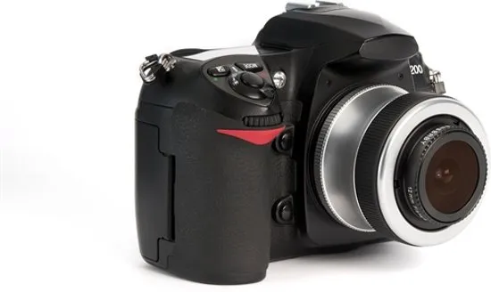 Lensbaby Scout lens + Fisheye Optik - geschikt voor Olympus 4/3 spiegelreflexcamera's