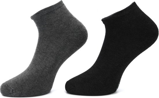 Hoge bamboe enkelsok met badstofzool