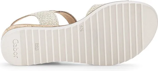 Gabor 42.750.63 - maat 39 - Sandalen - beige