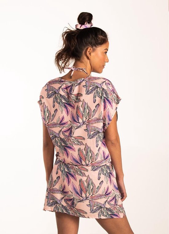Beachlife Maat XL  Tropical Blush V-hals tuniek - Dames