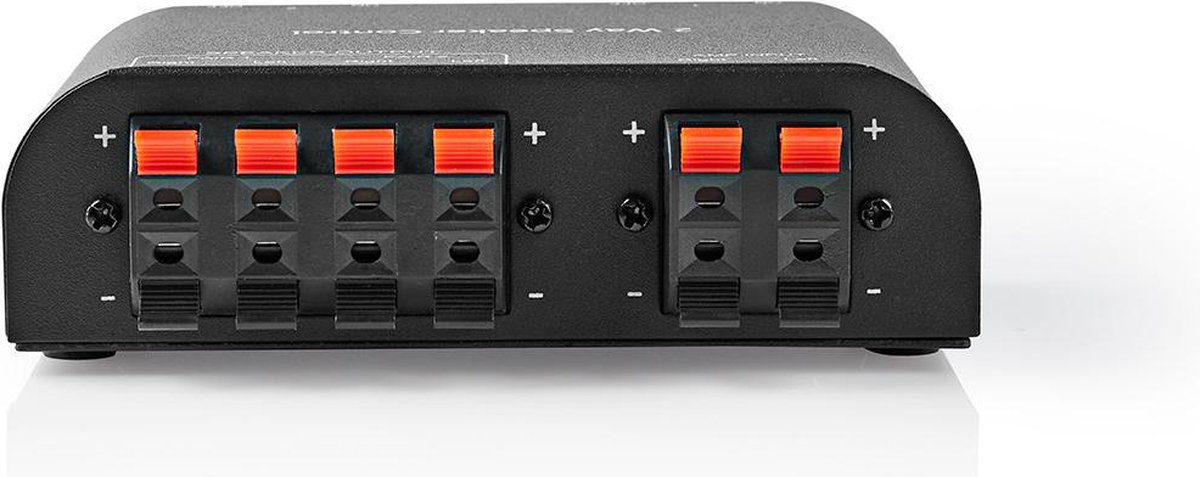 Nedis Speaker Control Box - 2 poort(en) - Klemmen - Luidspreker Impedantie: 4-16 Ohm - Maximale Bela