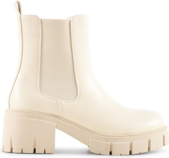 chelsea, boot, plattenzool, stuk, leren boots