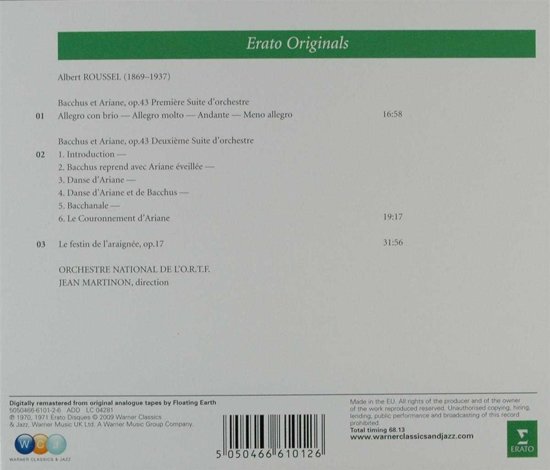Roussel:Bacchus Et Ariane ( CD)