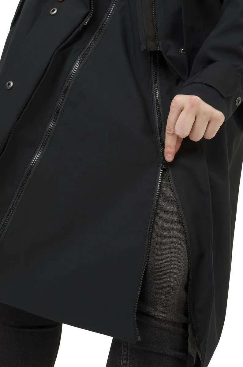 AGU - maat L - Trench Coat Long Regenjas Urban Outdoor Dames