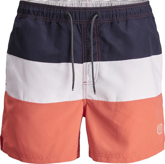 JACK&JONES - Maat L - JJIBALI JJSWIMSHORTS AKM COLORBLOCK STS Heren Zwembroek
