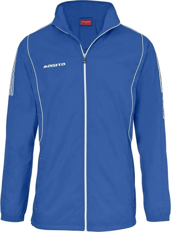 Masita Barca Kinder - Maat 140 - Unisex - Windbreaker - Jas - blauw kobalt