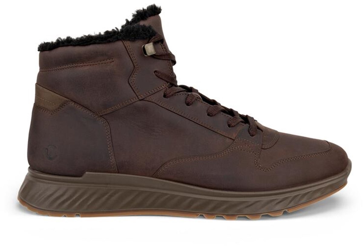 hikeboot, brown, ankleboot, fur-lined, rubbersole