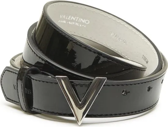 Valentino Forever Kledingriem - Zwart lak - Maat M (110 cm)