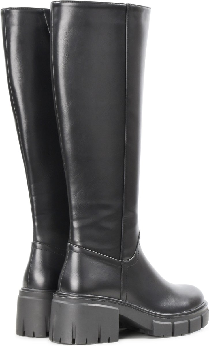POSH by Poelman - maat 41- NORI Dames Hoge Laarzen - Zwart