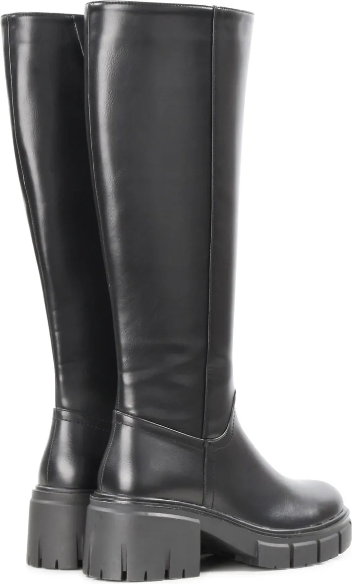 POSH by Poelman - maat 41- NORI Dames Hoge Laarzen - Zwart