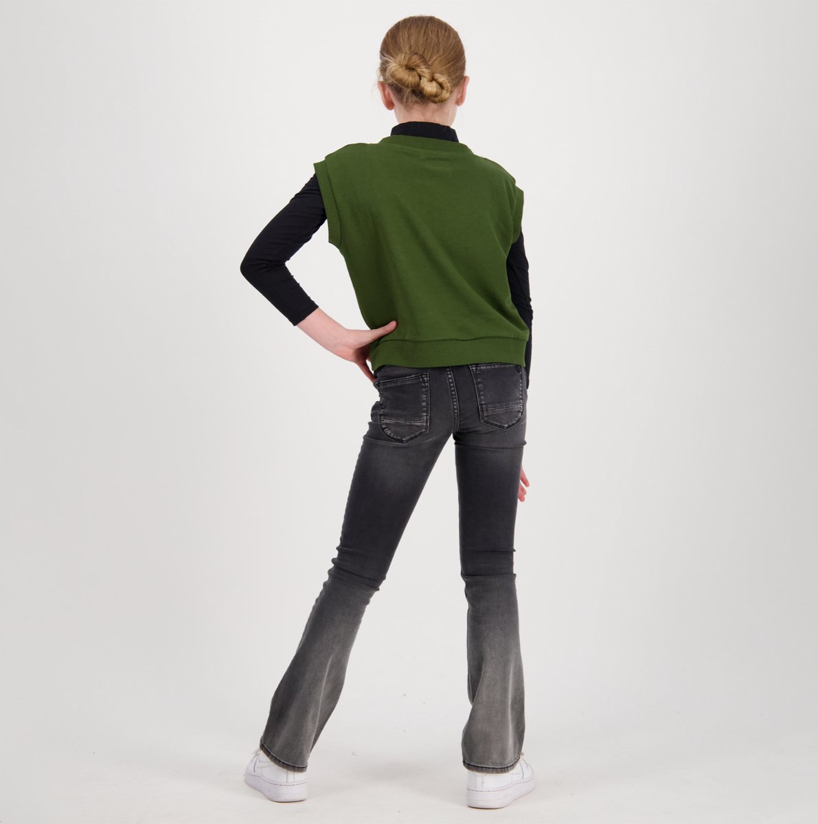 Broeken, Lange mouwen, Persoon, Jeans, Staand