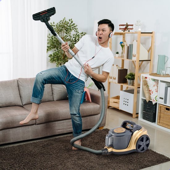 Stofzuiger Zonder Zak - Stofzuigers - Vacuum Cleaner Zakloos - Geschikt Voor Dierenharen - Sterke Zu