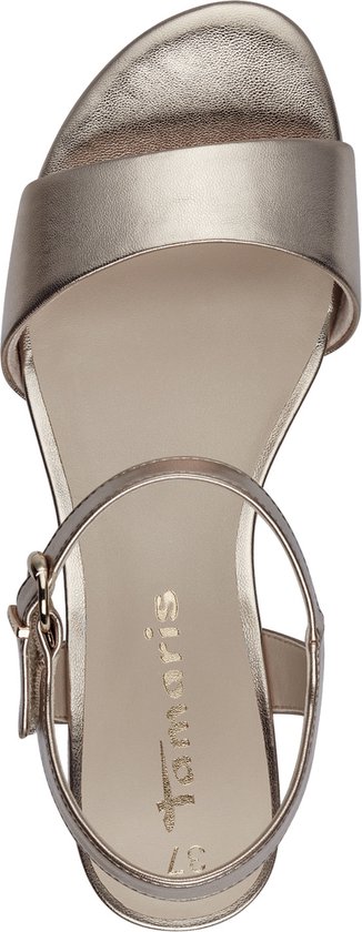 Tamaris Essentials - maat 39- Dames Sandalen - LIGHT GOLD