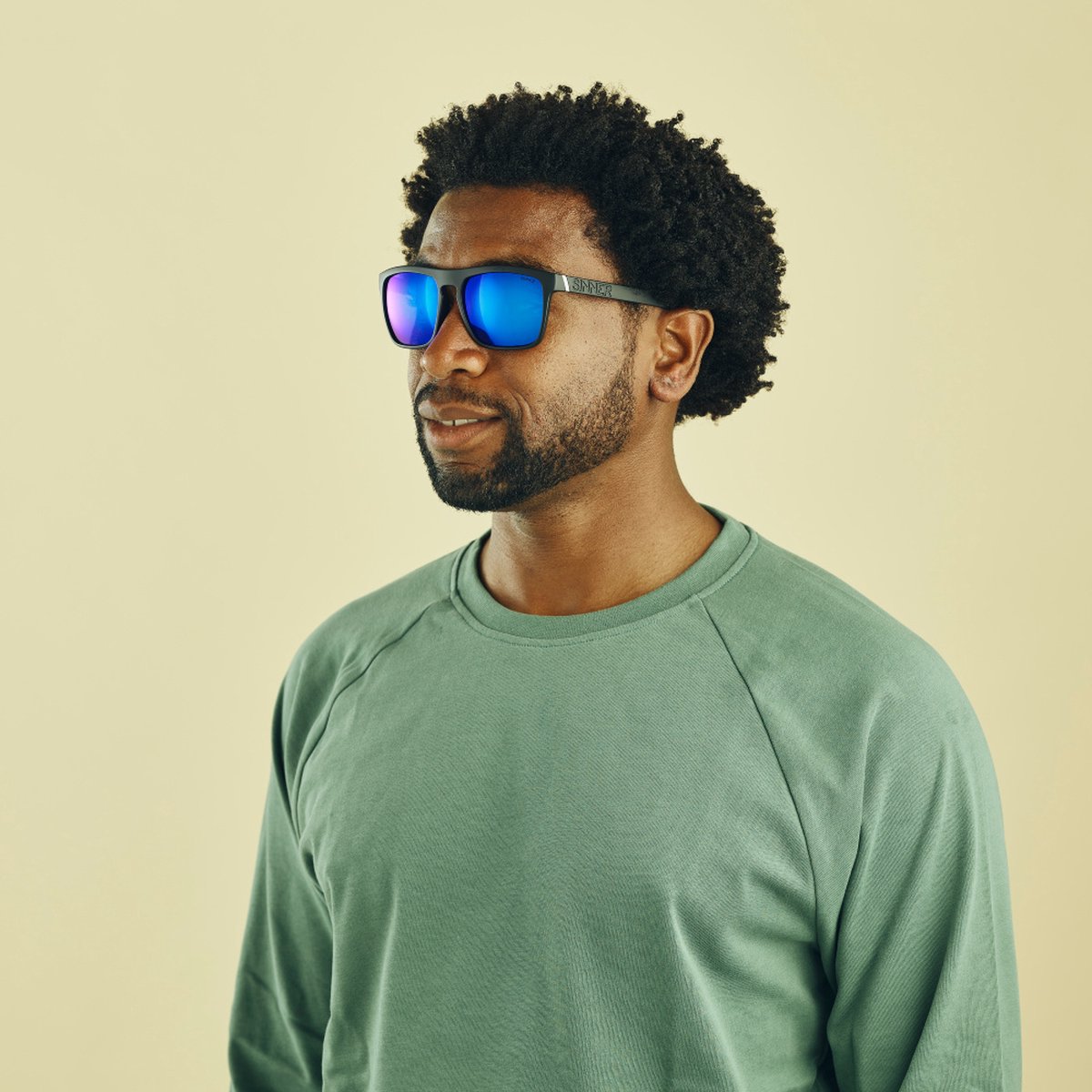 Sinner Thunder X Zonnebril Unisex - Zwart