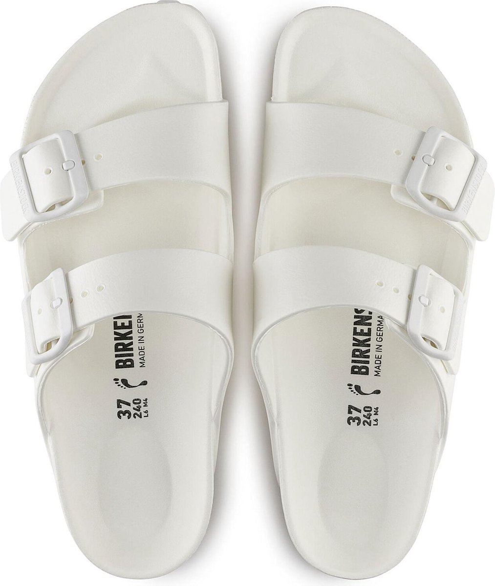 Birkenstock Slippers Heren - 43 - Arizona EVA - 129441 White