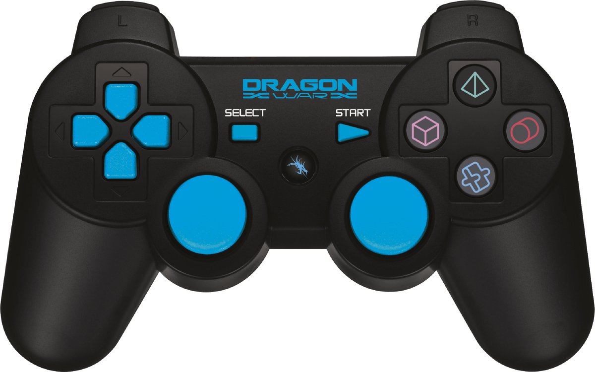 Dragon War Wireless PlayStation 3 - Dragon Shock Bluetooth Controller - Zwart