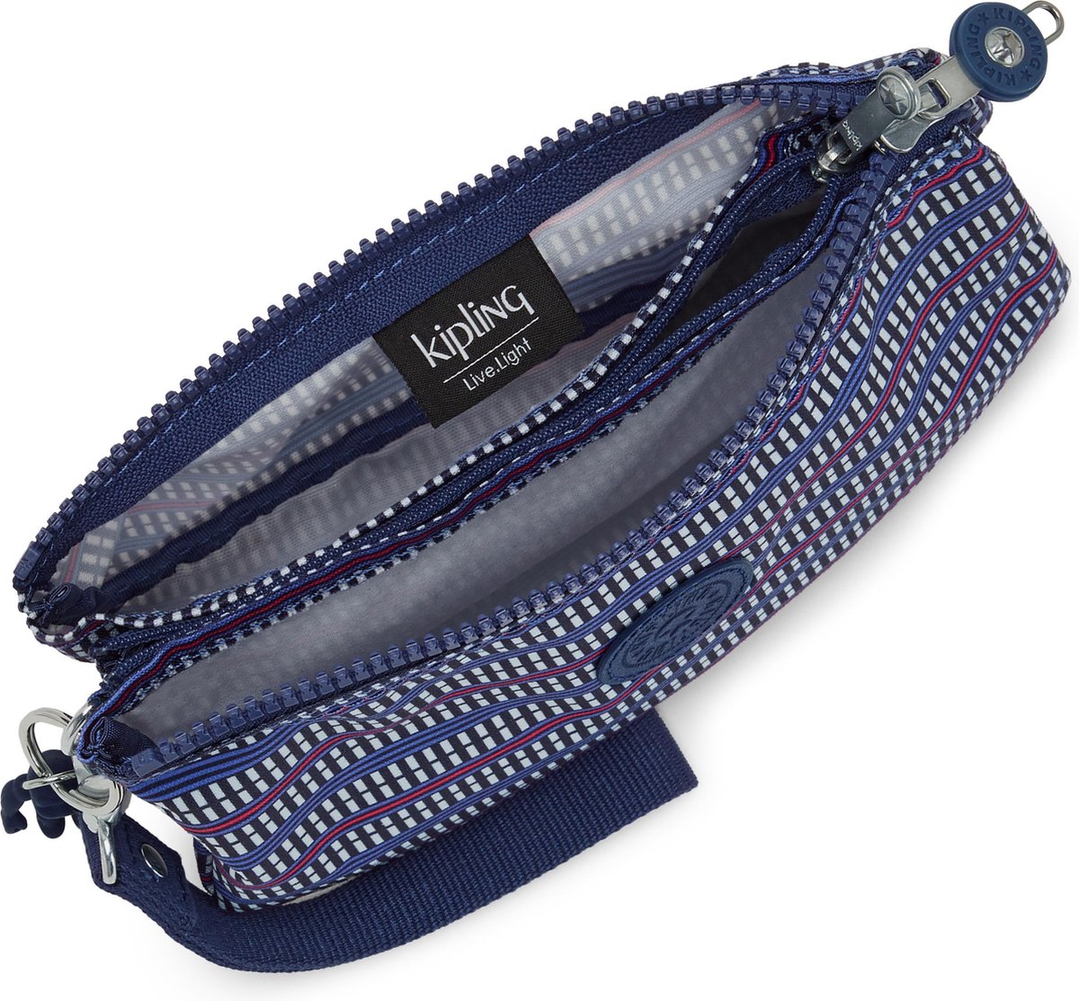 Kipling Creativity Xl Etui - Blue Geo Print