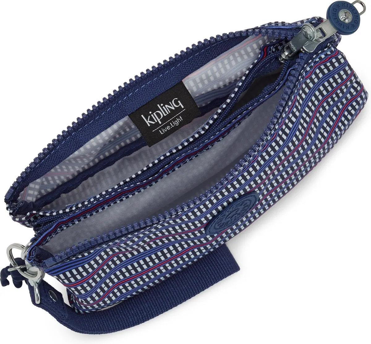 Kipling Creativity Xl Etui - Blue Geo Print