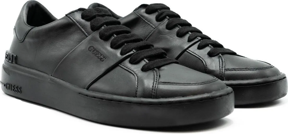 GUESS Verona Stripe - Maat 41 - Heren Sneakers - Zwart