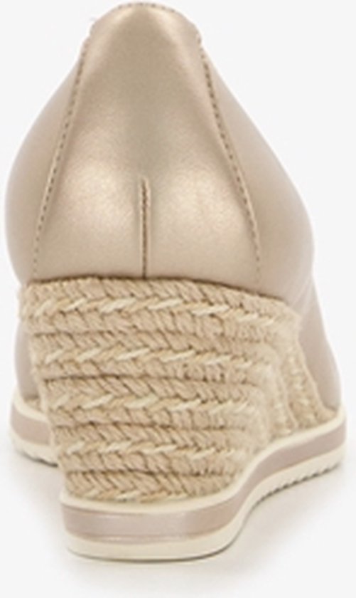 Tamaris - maat 38 - dames pumps met sleehak goud