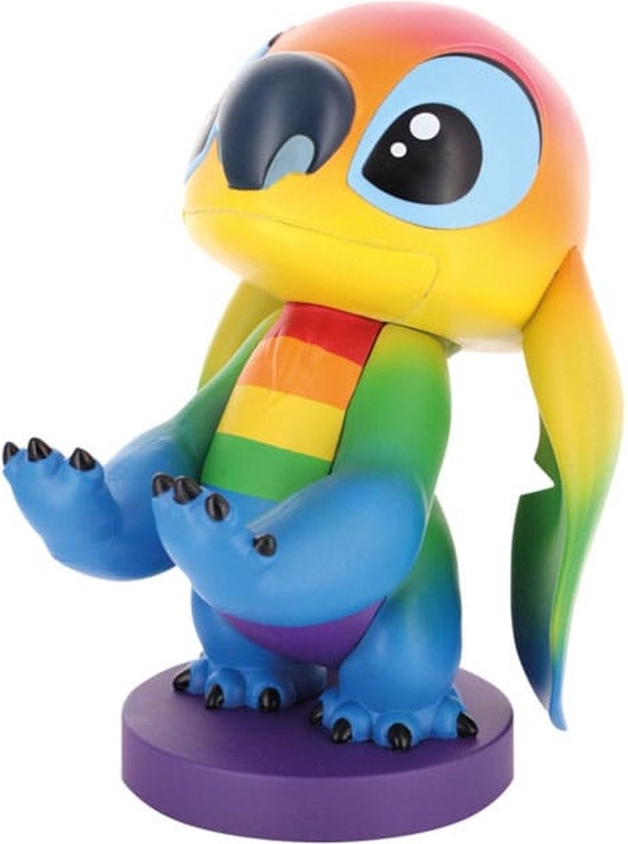Cably Guy - Stitch Telefoonhouder - Controller Stand - Regenboog