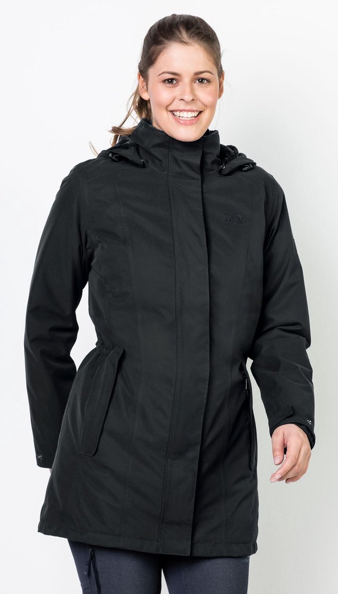 Jack Wolfskin Maat S Madison Avenue Outdoorjas Dames - Phantom