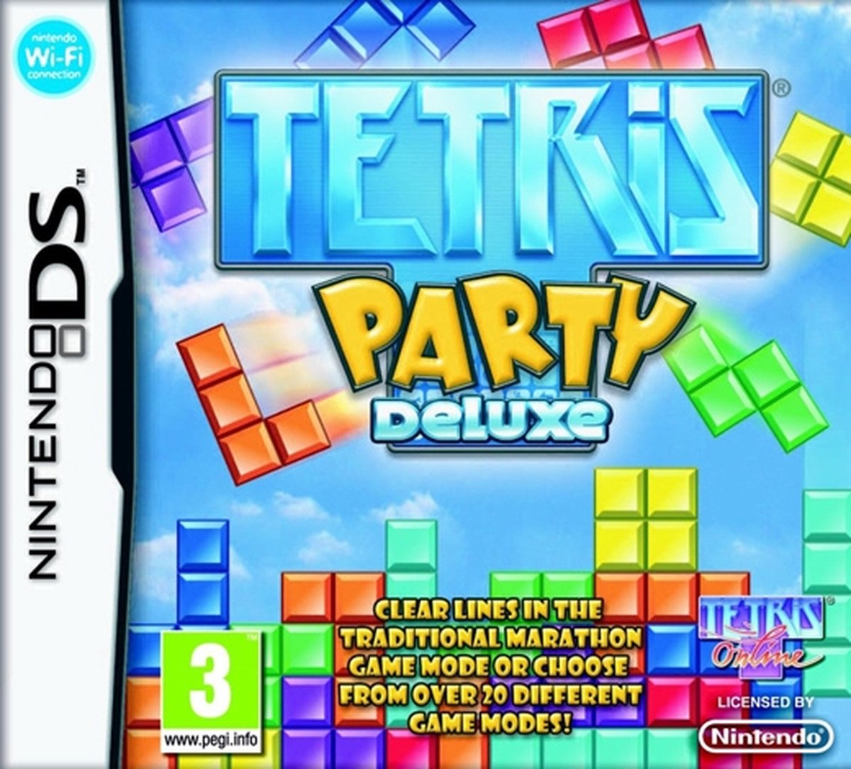 tetris, spel, puzzel, blokjes, deluxe