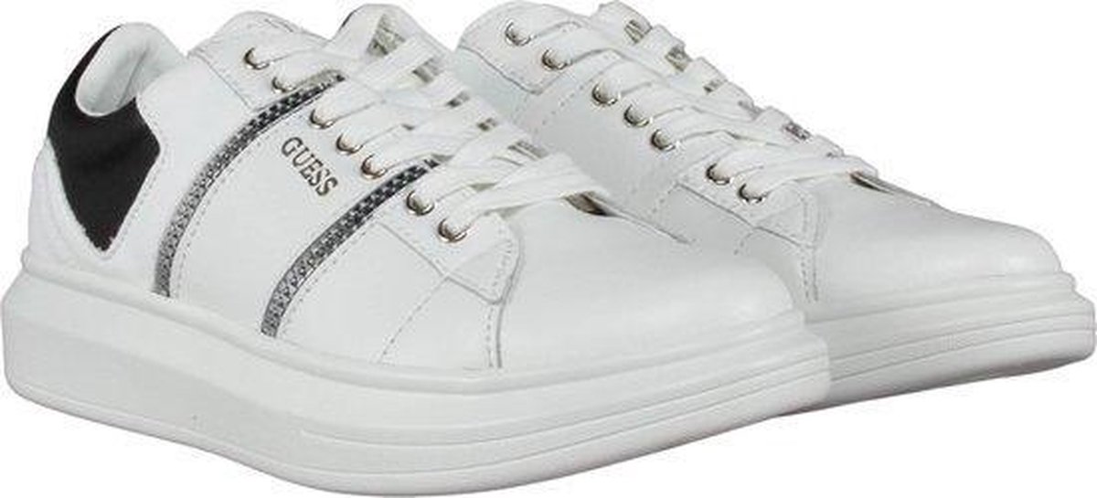 GUESS - Maat 40 - Salerno II Heren Sneakers - Wit
