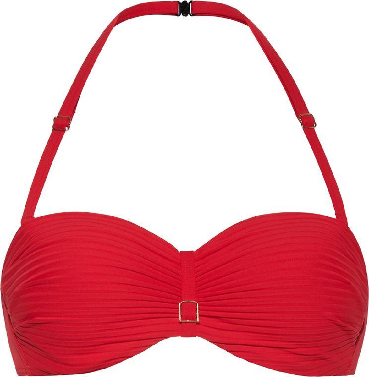 CYELL - Maat 38B - Dames Bandeau Bikinitop Voorgevormd met Beugel Rood