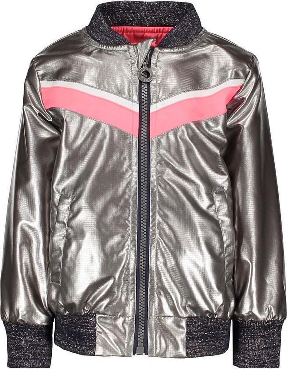 B. Nosy Baby Meisjes Jas - Maat 86 - Polyester - Rits - Coated - Normaal - Vrouwen - Bomberjack - St