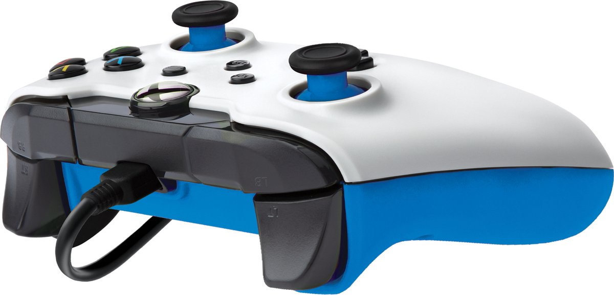 PDP - Bedrade Xbox Controller - Xbox Series X|S, Xbox One & Windows - Ion White