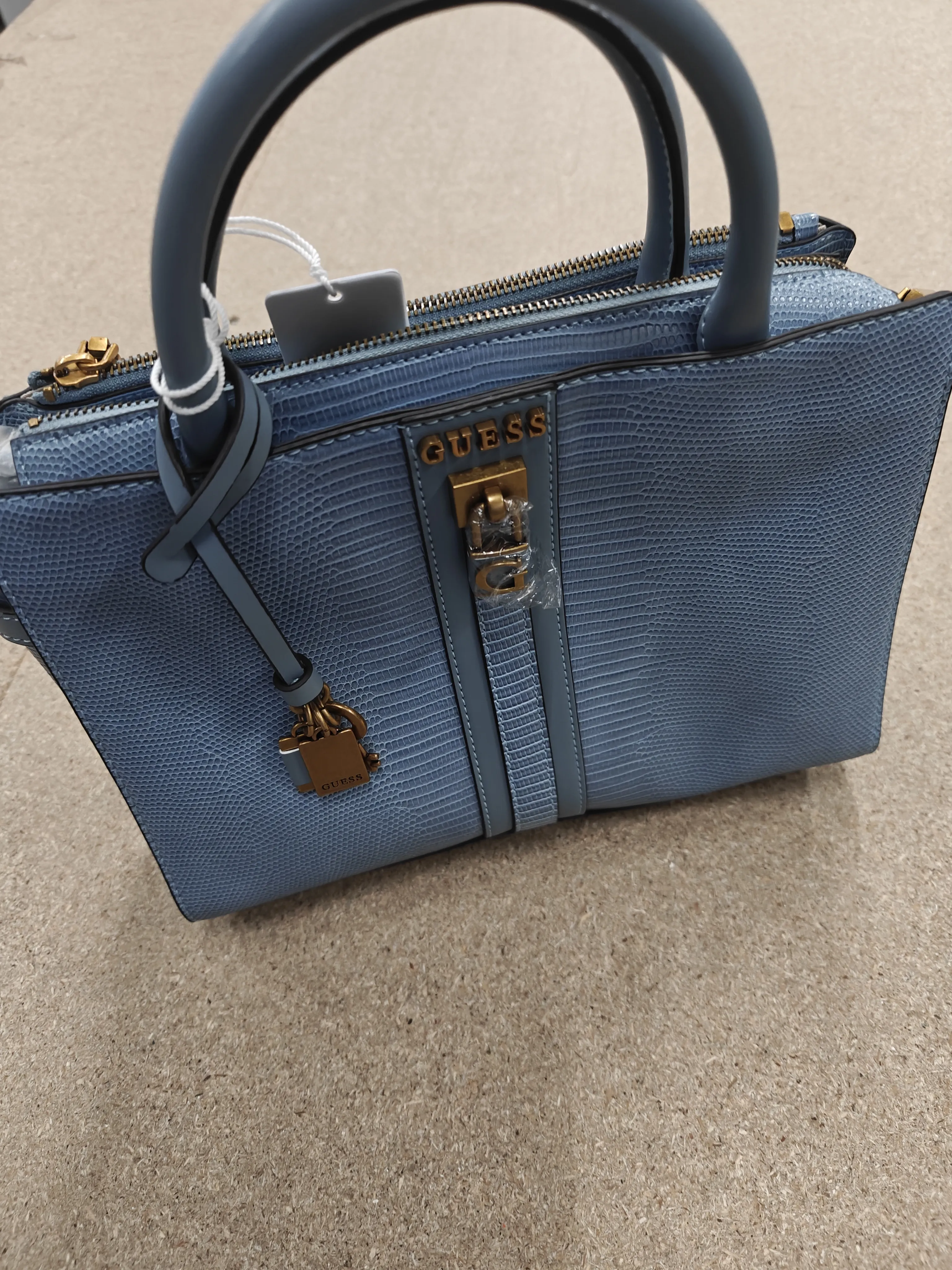 Guess Ginevra elite society handtas - Licht blauw