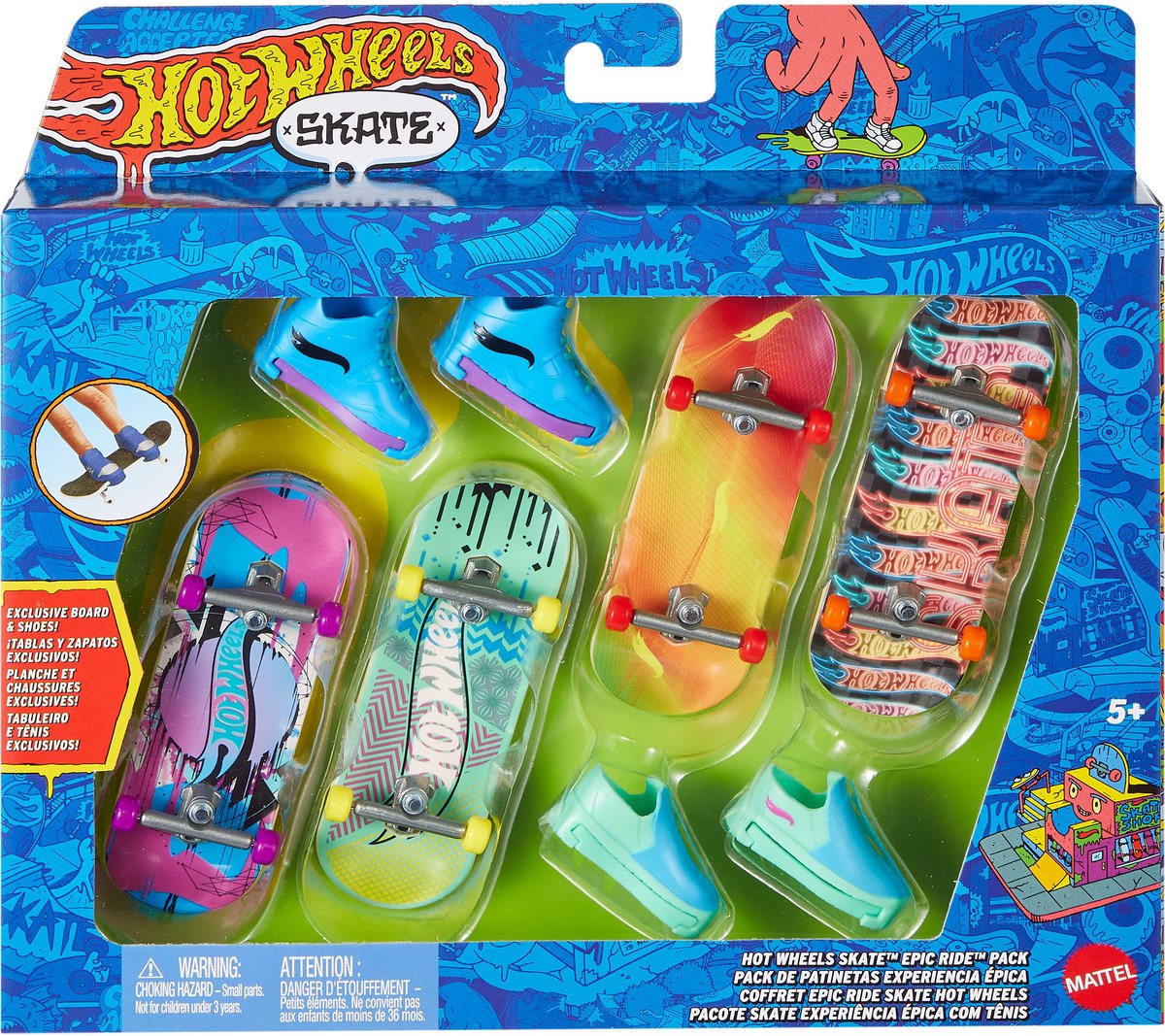 Hot Wheels Skate Epic Ride Pack - Vingerskateboardset