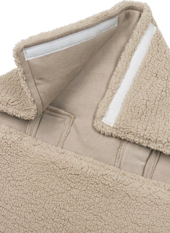 Meyco Baby Teddy voetenzak - sand - 40x82cm