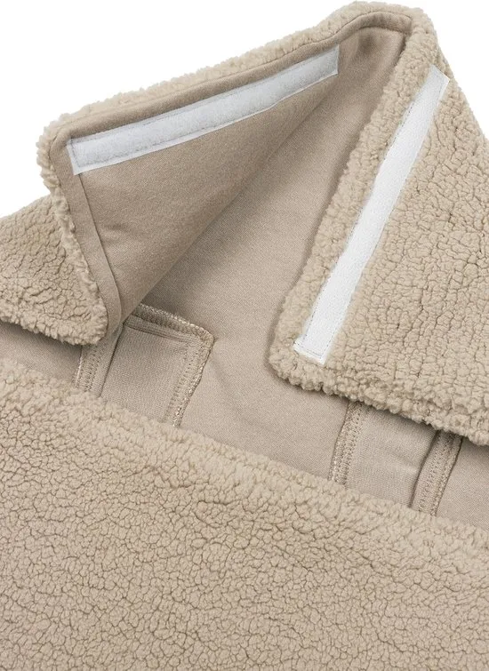 Meyco Baby Teddy voetenzak - sand - 40x82cm