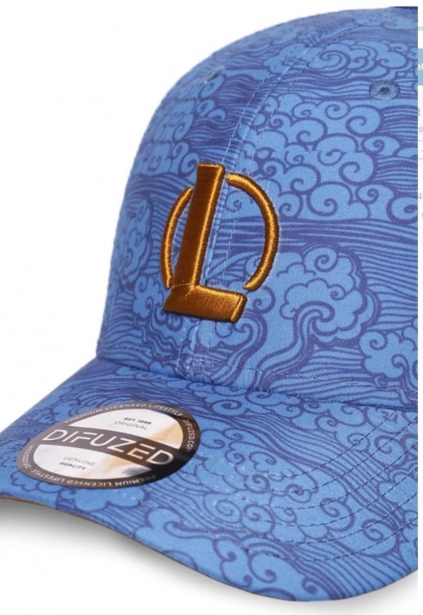 League Of Legends Snapback Pet Yasuo Blauw