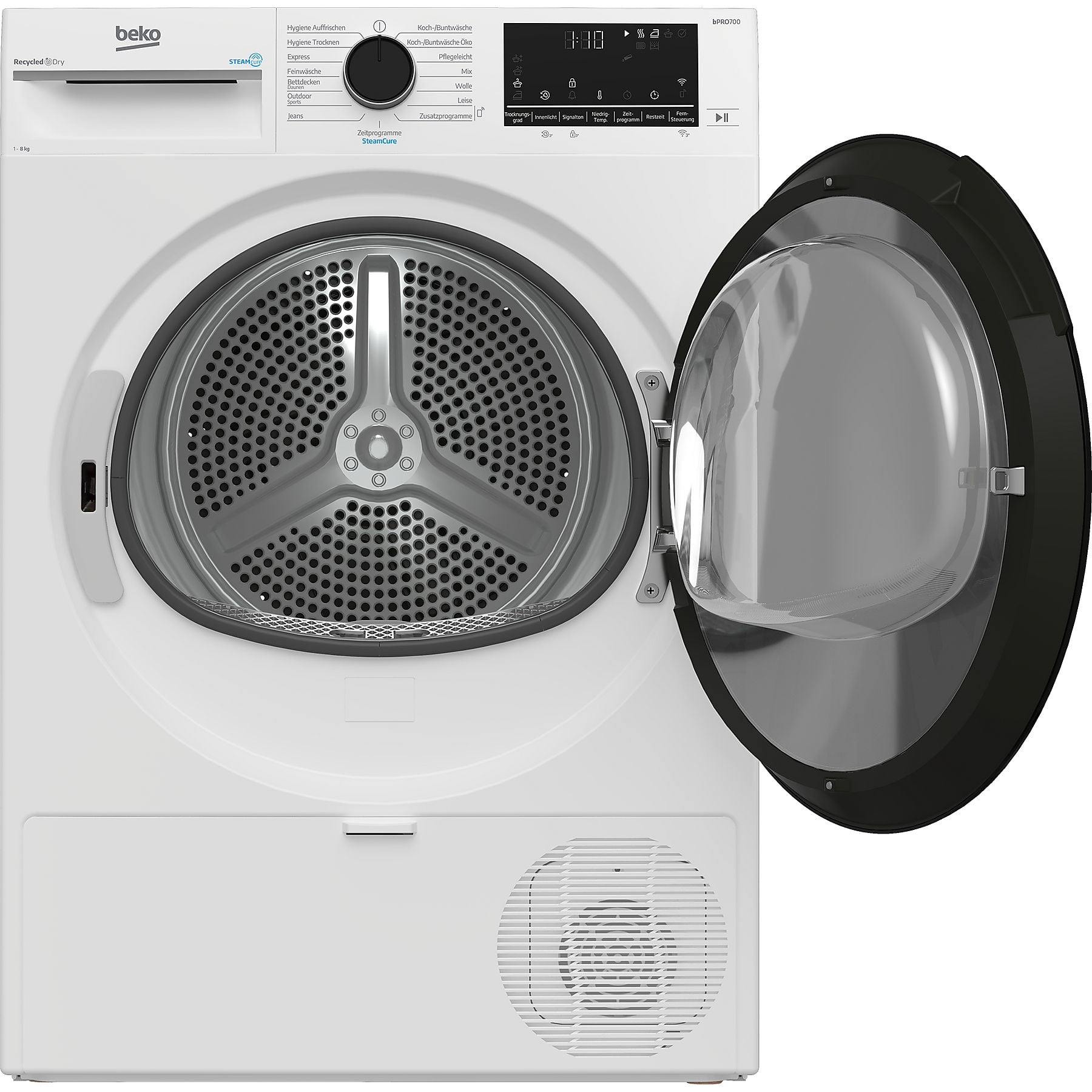 wasmachine, condensator, opendeur, droogtrommel, korte termijn