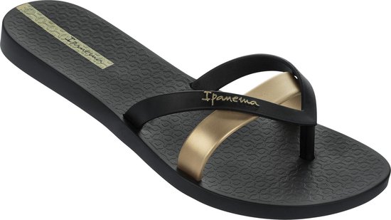 Ipanema Kirey Dames Slippers - Black/Gold - Maat 41/42