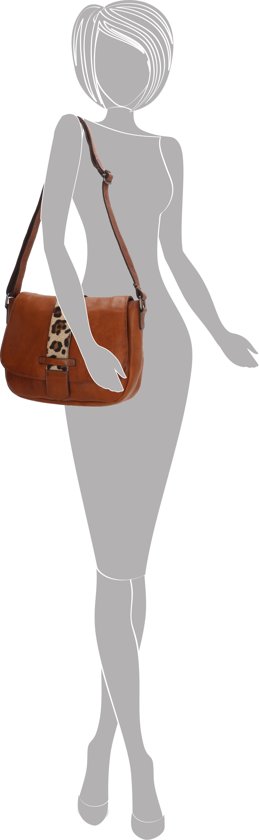 Micmacbags Wildlife Schoudertas - Bruin