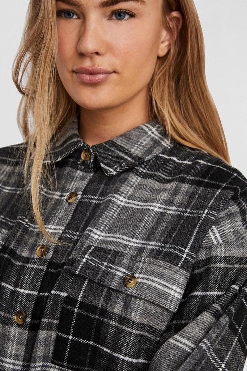 Noisy may NMFLANNY - Maat XL - L/S LONG SHACKET BG NOOS Dames T-shirt