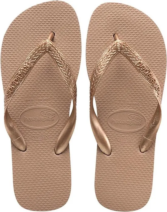 Havaianas Top Tiras - 33/34 - Dames Slippers - Rose Gold