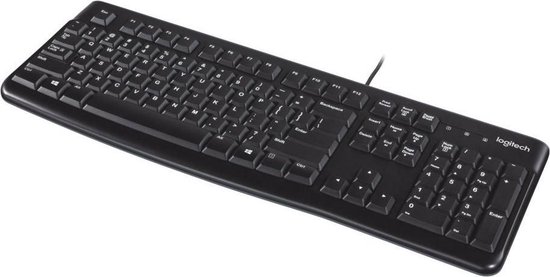 Logitech K120 - Toetsenbord - QWERTY US ANSI - Zwart