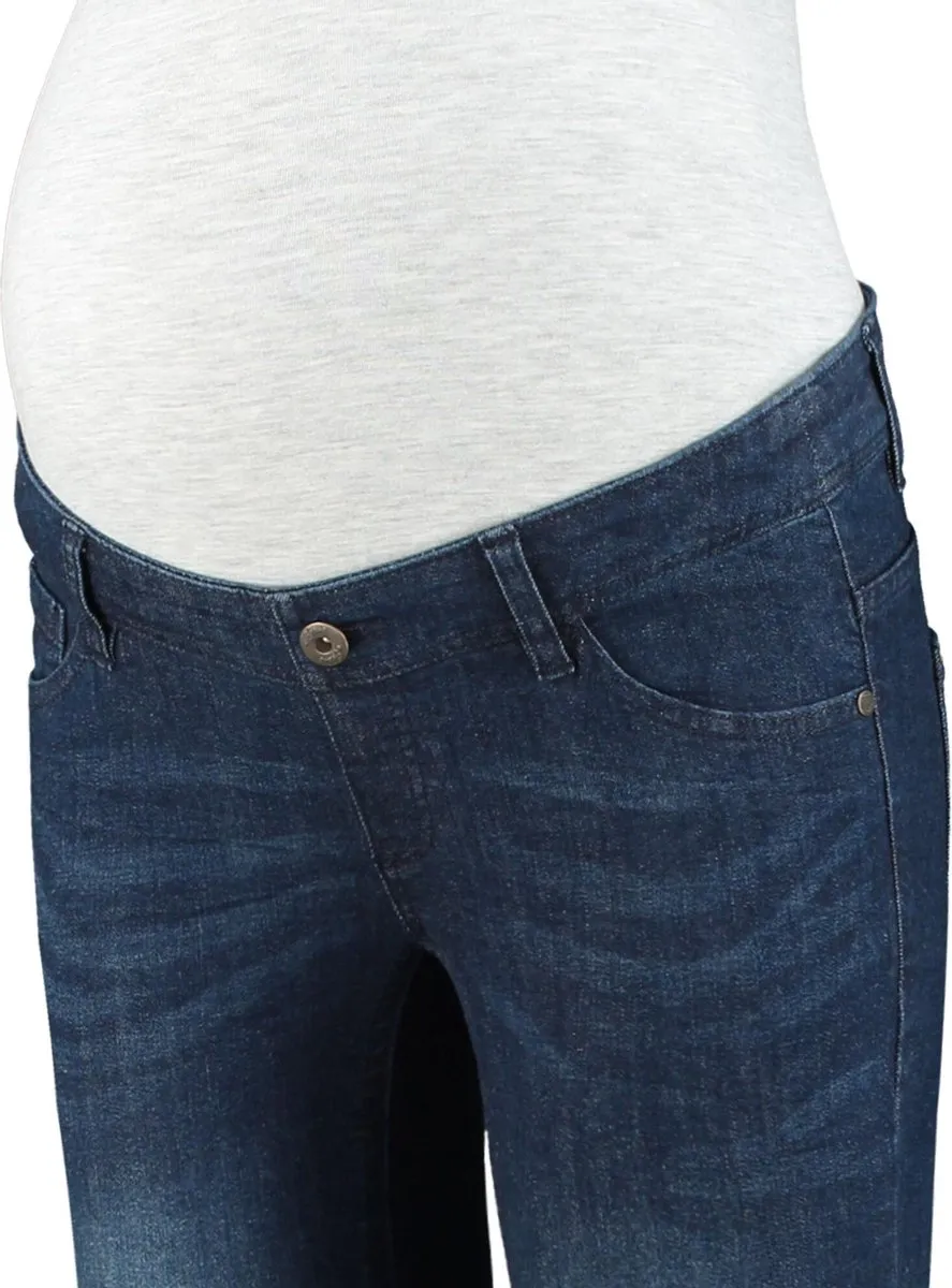Prénatal - W28 X L32 - Zwangerschapsbroek - Skinny Fit - Donkerblauw Denim