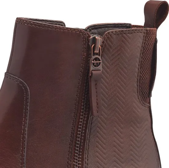 Tamaris - mt 42 - Comfort Essentials Dames Laarzen - Kastanje