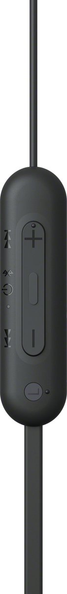 Sony WI-C100 - Draadloze oordopjes - Zwart