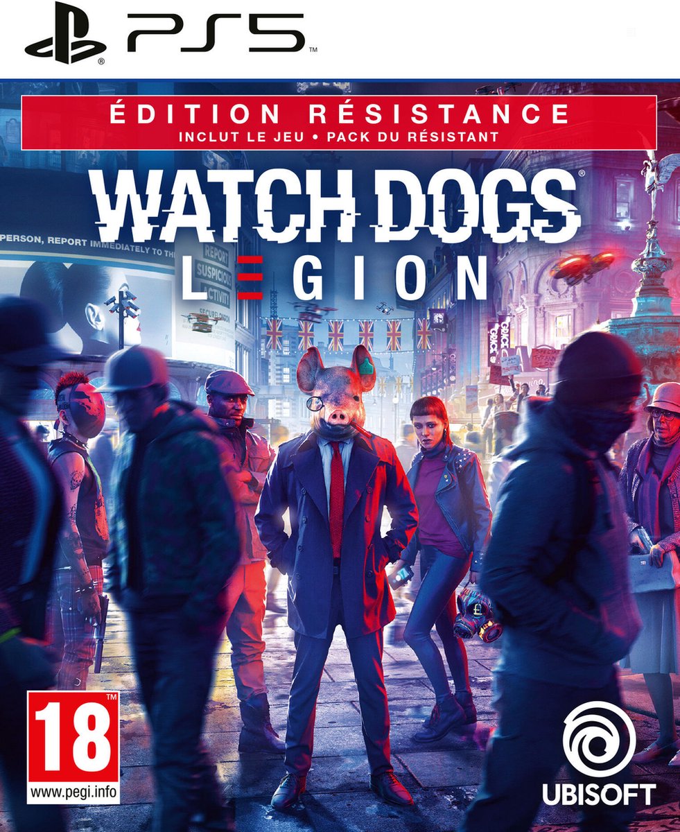 video game, Watch Dogs, édition résistance, rue de la ville, figure masquée