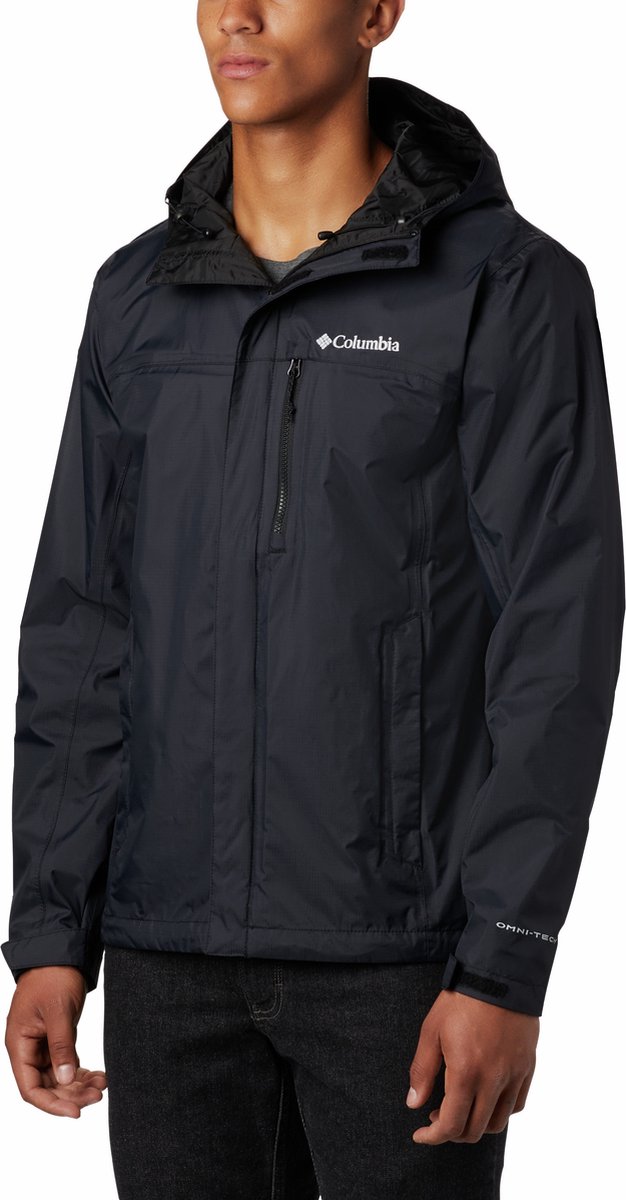 jassen, windjack, Columbia, donker, rits